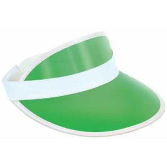 Adjustable Clear Green Dealer Visor.