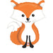 "Adorable 36" Woodland Fox Foil Shape For Party Decor"