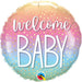 "Adorable Welcome Baby Fetti Dots Decoration - 18" Round (Packaged)"