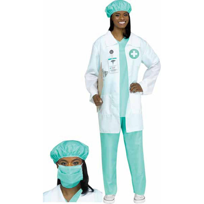 Adult Infectious Disease Doctor Costume - Size Large (1/Pk)