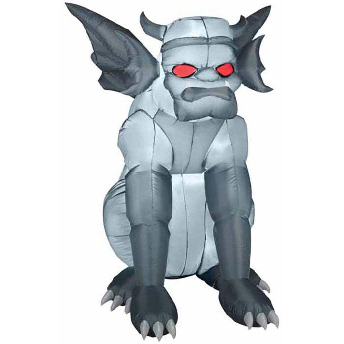 Airblown Gargoyle Grey - 6Ft Tall Halloween Decoration