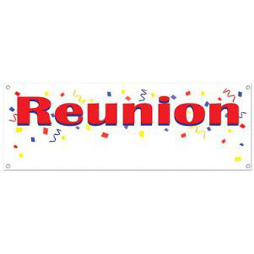 "All-Weather Reunion Sign Banner - 21"X5'"