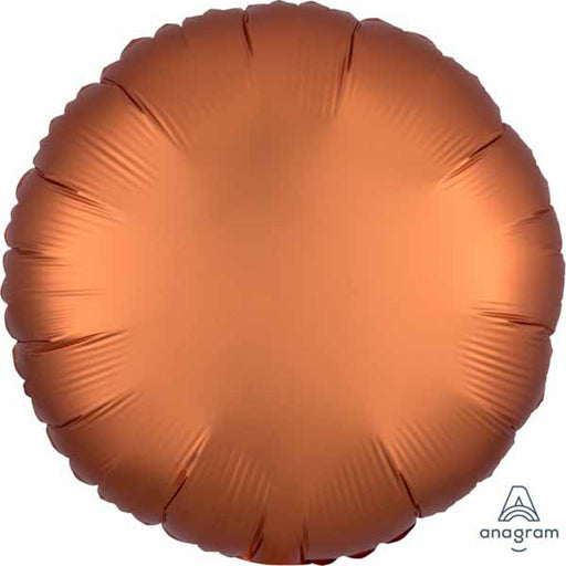 "Amber Round Satin Luxe Table With S18 Base (18")"