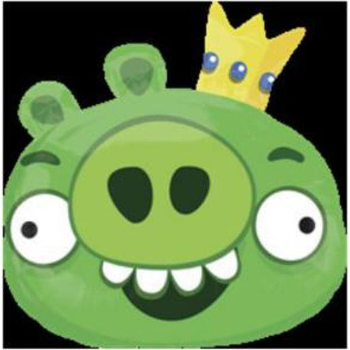 Angry Birds Green Pig Toy - 23" Shape In P38 Pkg