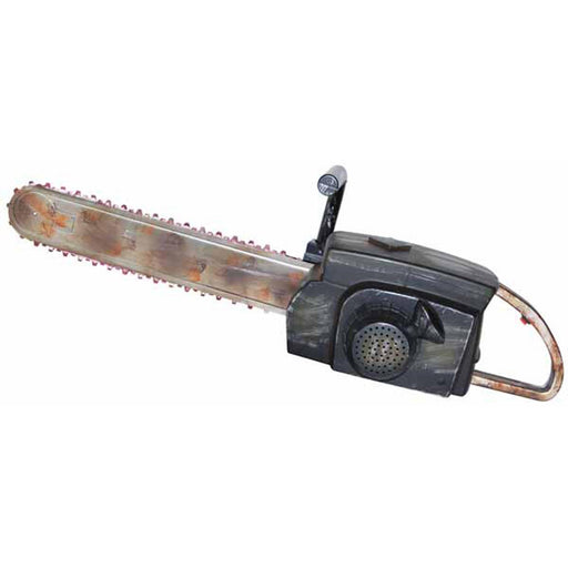 Animated Rusty Chainsaw With Realistic Sound Effects for Halloween, Haunted House Parties