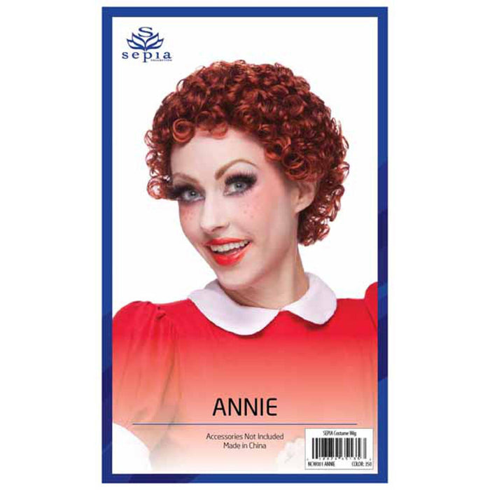 Annie Wig Sepia - Long Curly Lace Front Wig