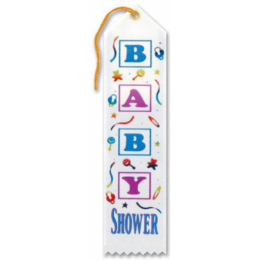 "Assorted Baby Shower Award Ribbons - Pack Of 6"