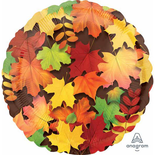 Beistle Thanksgiving Fall Leaf Paper Plates 9 inch, 8/Pkg