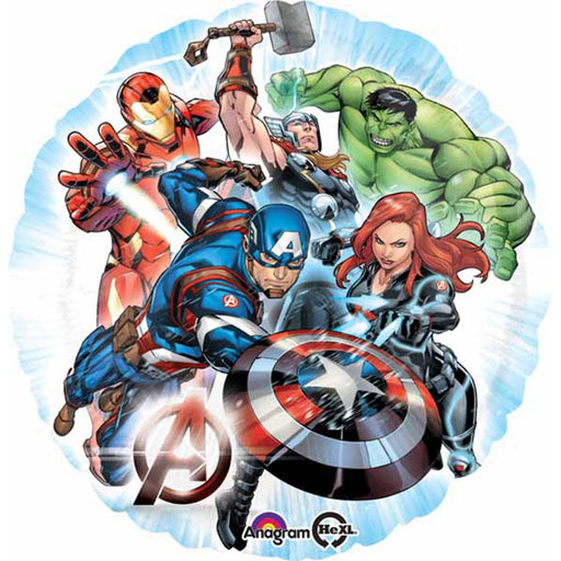 "Avengers 18" Round Foil Balloon - Assembled"