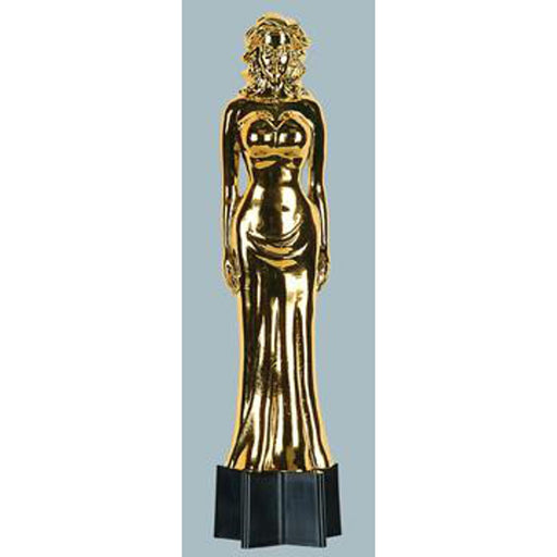 "Awards Night Female Trophy Statue - 9 Inches Tall"