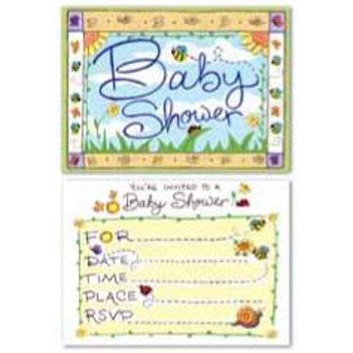 "B Is For Baby Invitations (8/Pk)"