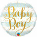 "Baby Boy Blue Stripes Balloon Pack - 18" Round"