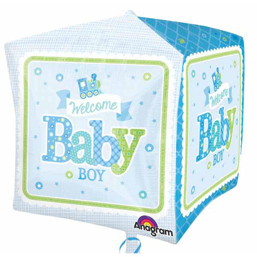 Baby Boy Train Cubez Balloon G20 Pkg