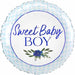 Baby In Bloom - Boy Floral Arrangement (18")