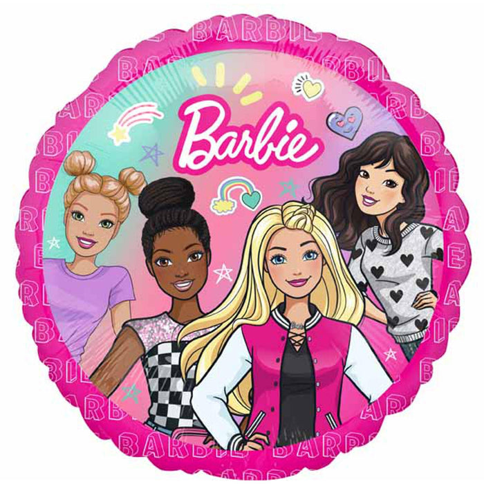 "Barbie Dream Together Balloon Package: 18" Round Hx S60"