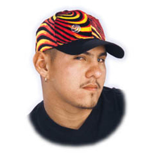 Baseball Velvet Orange Spiral Hat.