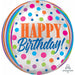Bday Bright Dots Orbz Xl Balloon Package