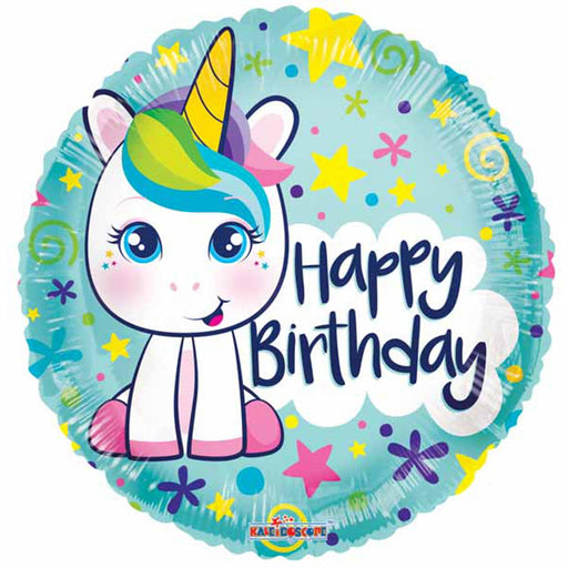 "Bday Cute Unicorn 18" - Premium Plush Birthday Present"