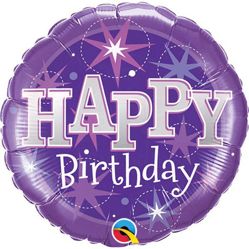 A 9-inch foil balloon in pink, perfect for adding a sparkling touch to birthday celebrations
