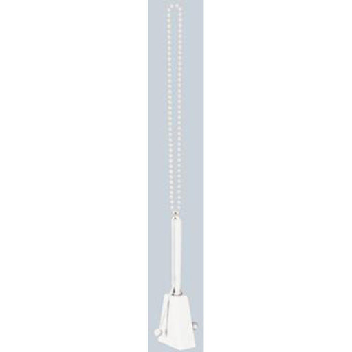 "Beads With Clackers - 36" White"