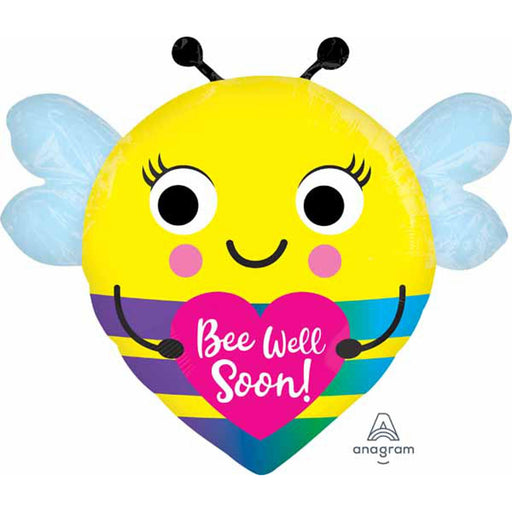 "Bee Well Soon Balloon - 18" Jr Shape S50 Pkg"