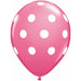 Big Polka Dots 11" Rose Balloons (50 Count)