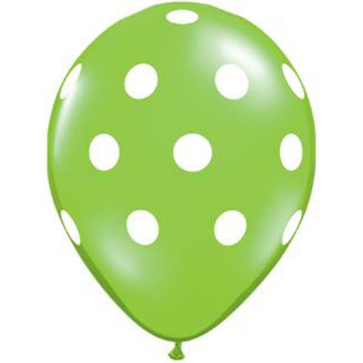 "Big Polka Dots Tropical Balloons - 50 Pack"