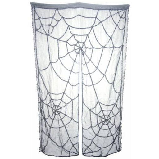 "Black Web Curtain"