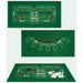 Blackjack/Craps Set With Game Felt & Rake.