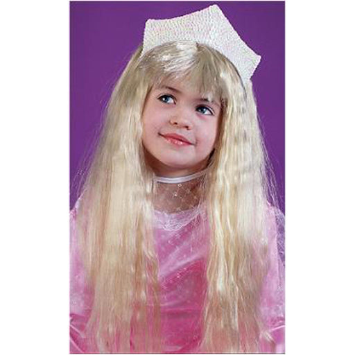 "Blonde Wig Child - Lightweight And Versatile Dress-Up Accessory"