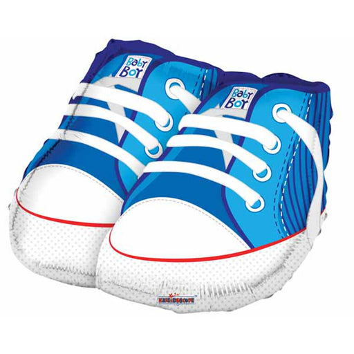 Blue Baby Shoes - 18" Shape Prem Pkgd