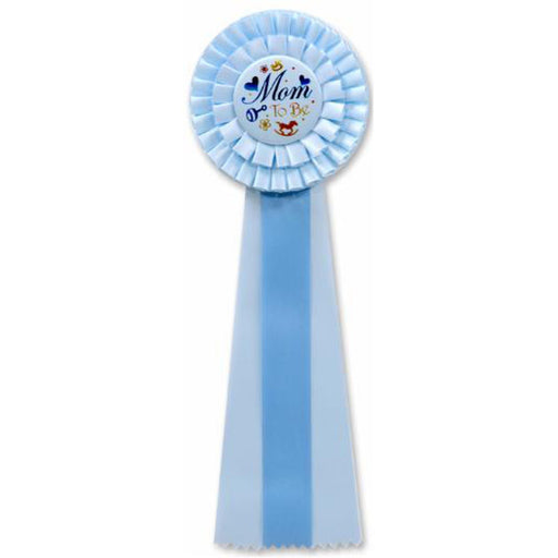 Blue Deluxe Mom-To-Be Rosette