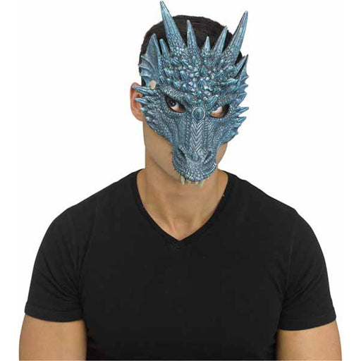 "Blue Ice Dragon Mask"