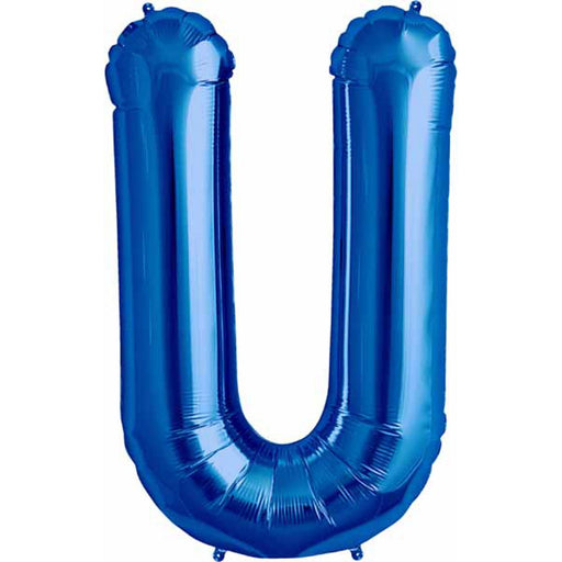 Blue Letter U - 34" Packaged 00294.