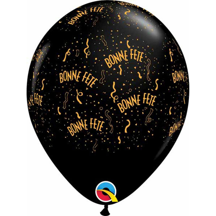 Bonne Fete Arnd Onyx Black Plates - 50 Pack