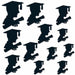 "Boy Grad Silhouette Decoration - Printed 2 Sides"