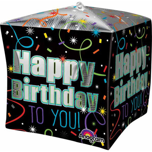 "Brilliant Birthday Cubez Balloon Package"
