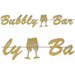 "Bubbly Bar Streamer - 7 1/2"X 5'"