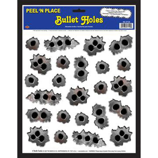 "Bullet Hole Sticker Set - 24 Sheets"