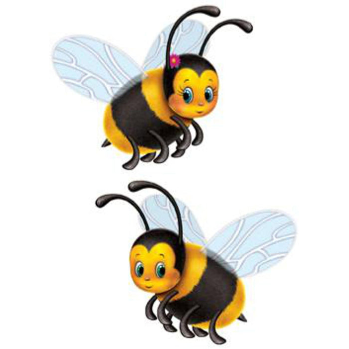 "Bumblebee Cutouts - Double-Sided, Pack Of 2"