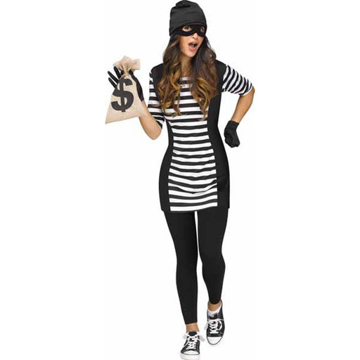 "Burglar Babe Costume - Adult Sm/Md (2-8)"