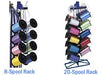 Conwin 20-Spool Ribbon Dispenser with Quick Cutter