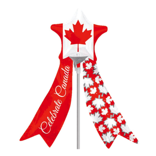 "Canadian Star With Ribbon - Honoring Excellence And Service"