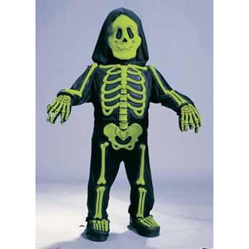 "Child Skelebones Green Costume - Size Large (4-6)"