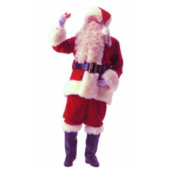 Classic Red Velvet Santa Suit - Size Fits 58-62