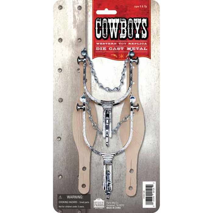 "Classic Western Spurs In Carded Packaging"