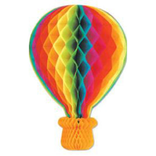 "Colorful 13.5" Art-Tissue Hot Air Balloon"