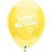 Funsational 12" Happy Birthday Star Latex Balloons (8/Pk)