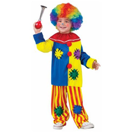 "Colorful Big Top Clown Costume For Toddlers (3T-4T)"