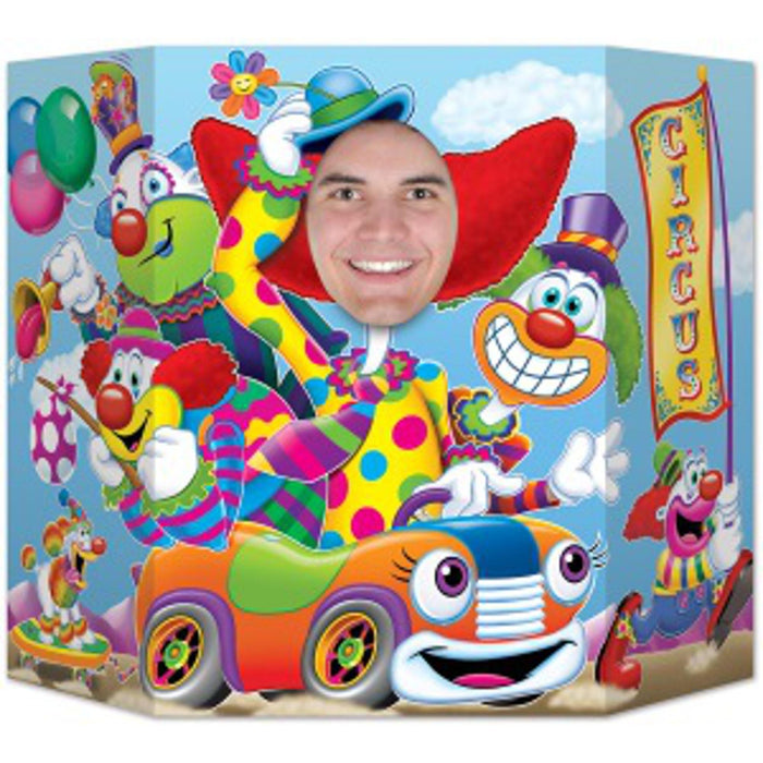 Colorful Clown Car Photo Prop - 3'1"X25"